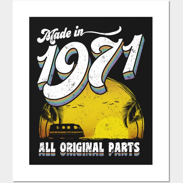 Made in 1971 All Original Parts Wall Art by KsuAnn